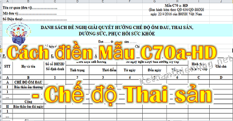cách Viết mẫu c70a-hd theo qđ 636