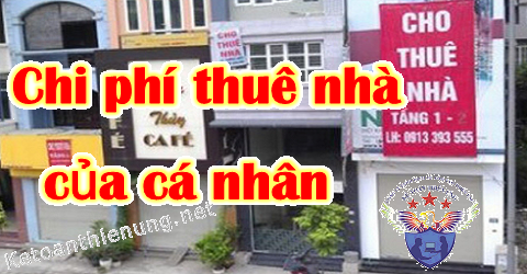 chi phí thuê nhà văn phòng của cá nhân