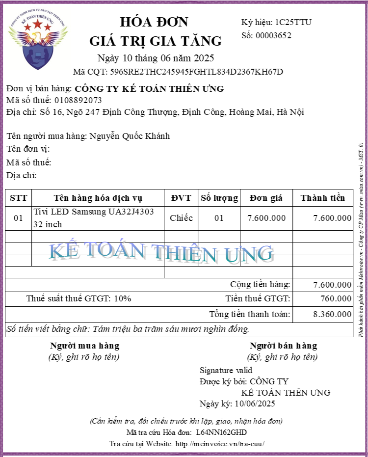 Hóa đơn điện tử đã lập sai khi bán hàng Hóa đơn điện tử đã lập sai khi bán hàng