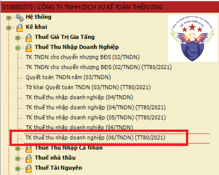 Cách kê khai thuế TNDN chuyển nhượng vốn