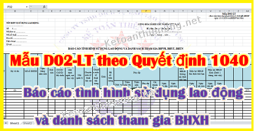 Mẫu D02-LT file Excel theo quyết định 1040