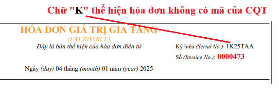 Nhận biết hóa đơn điện tử không có mã của cơ quan thuế