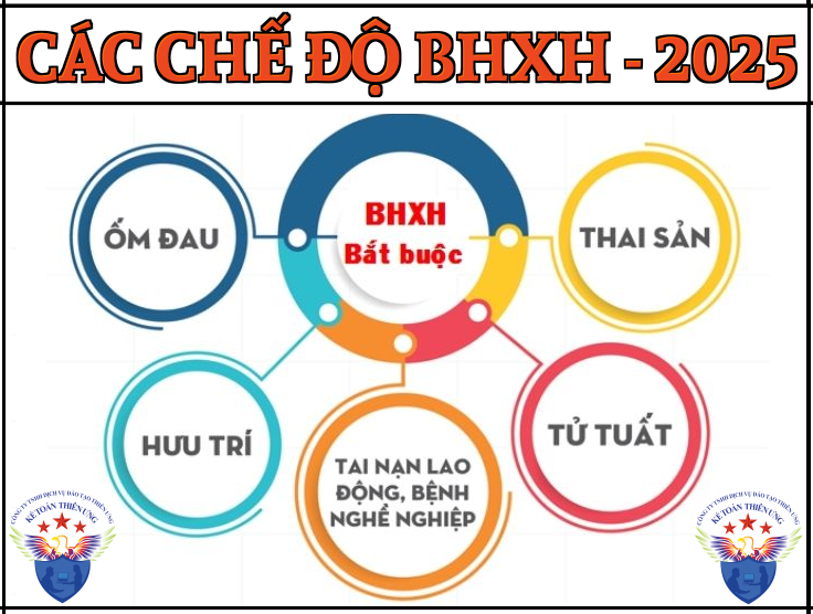 Các chế độ bảo hiểm xã hội 2025 mới nhất theo Luật BHXH
