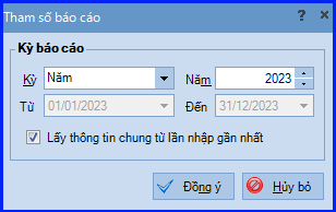 Cách lập báo cáo tài chính theo thông tư 133 trên Misa 12