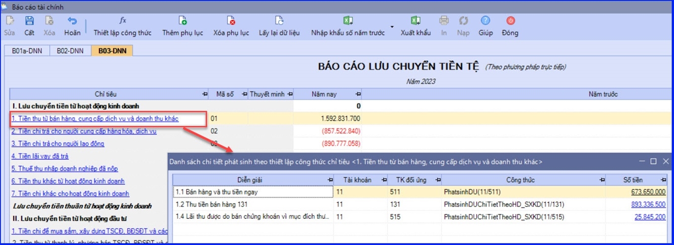 Cách lập báo cáo tài chính theo thông tư 133 trên Misa 8