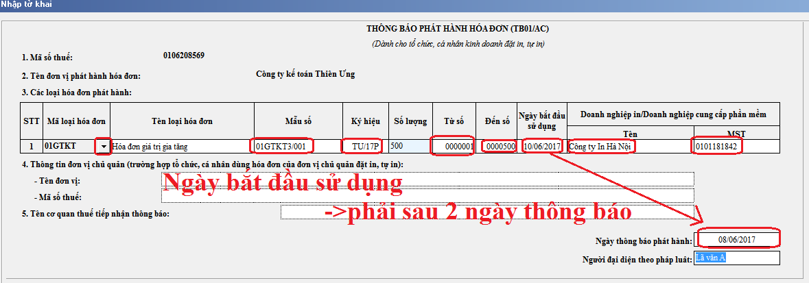 cách nộp thông báo phát hành hóa đơn qua mạng