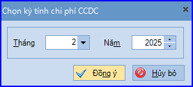 Cách phân bổ công cụ dụng cụ trên Misa 1