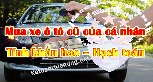 Cách tính khấu hao xe ô tô cũ