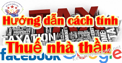 cách tính thuế nhà thầu nước ngoài