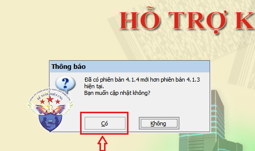 cập nhật phần mềm kê khai htkk 4.1.4