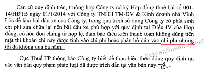 chi phí sửa chữa kho bãi đi thuê