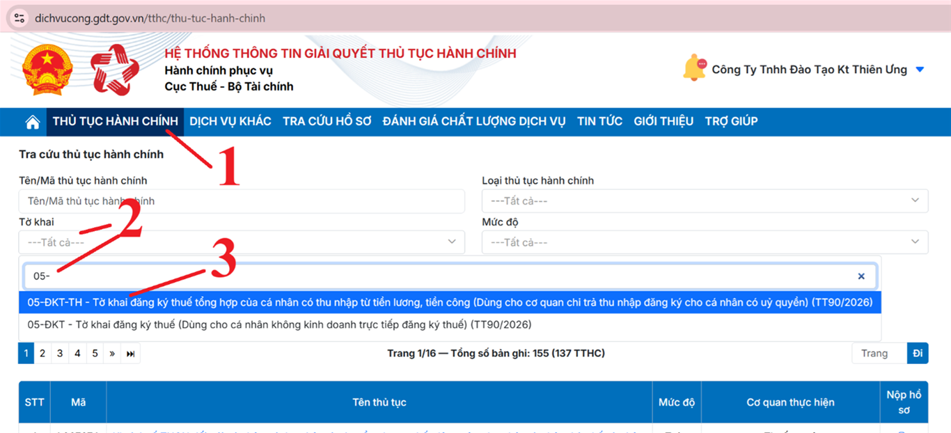 Chọn tờ khai đăng ký thuế theo Thông tư 90/2026