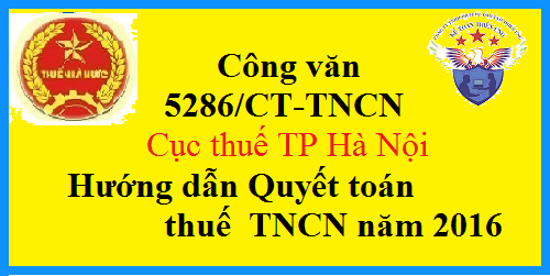 công văn 5286 hướng dẫn quyết toán thuế tncn