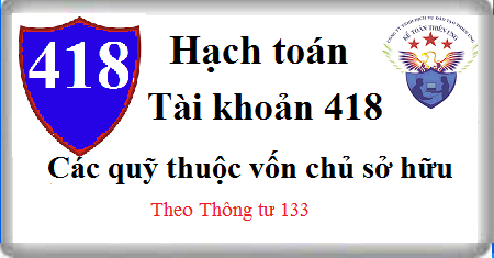 hạch toán các quỹ thuộc vốn chủ sở hữu hạch toán các quỹ thuộc vốn chủ sở hữu