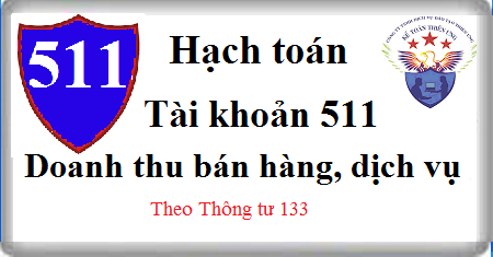 hạch toán doanh thu bán hàng dịch vụ tài khoản 511