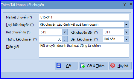 Hạch toán kết chuyển lãi lỗ để xác định kết quả kinh doanh Hạch toán kết chuyển lãi lỗ để xác định kết quả kinh doanh 1