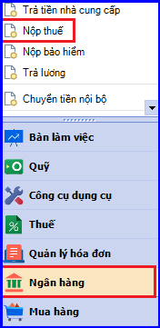 Hạch toán nộp thuế hàng nhập khẩu trên Misa 1