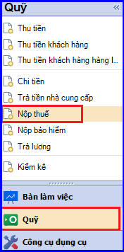 Hạch toán nộp thuế hàng nhập khẩu trên Misa 5