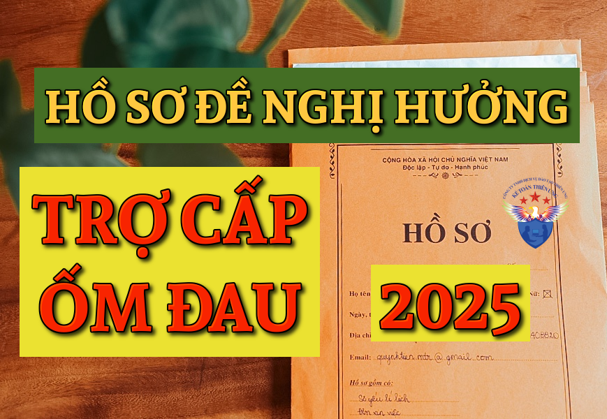 Hồ sơ đề nghị hưởng trợ cấp ốm đau 2025 mới nhất