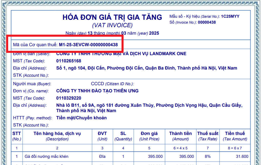 hóa đơn điện tử có mã của cơ quan thuế là gì hóa đơn điện tử có mã của cơ quan thuế là gì