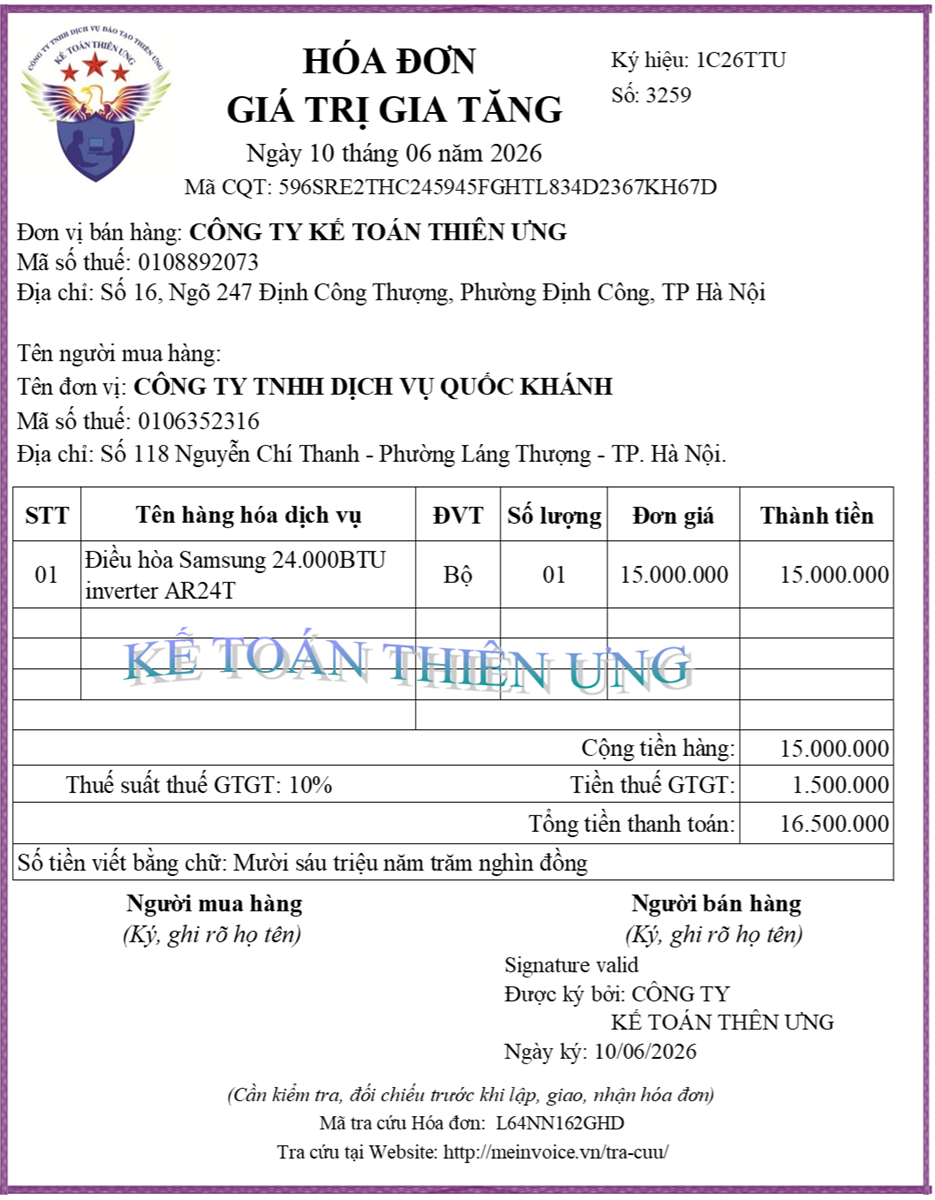Hóa đơn điện tử đã lập sai khi bán hàng
