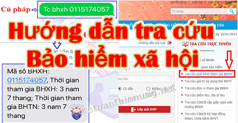 hướng dẫn tra cứu bảo hiểm xã hội