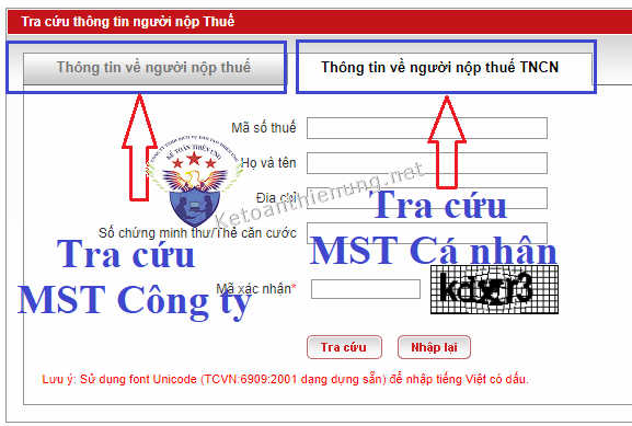 hướng dẫn tra cứu mã số thuế cá nhân, công ty