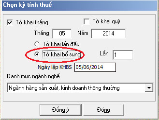 kê khai bổ sung thuế gtgt đầu vào