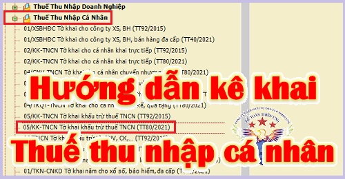 hướng dẫn kê khai thuế thu nhập cá nhân