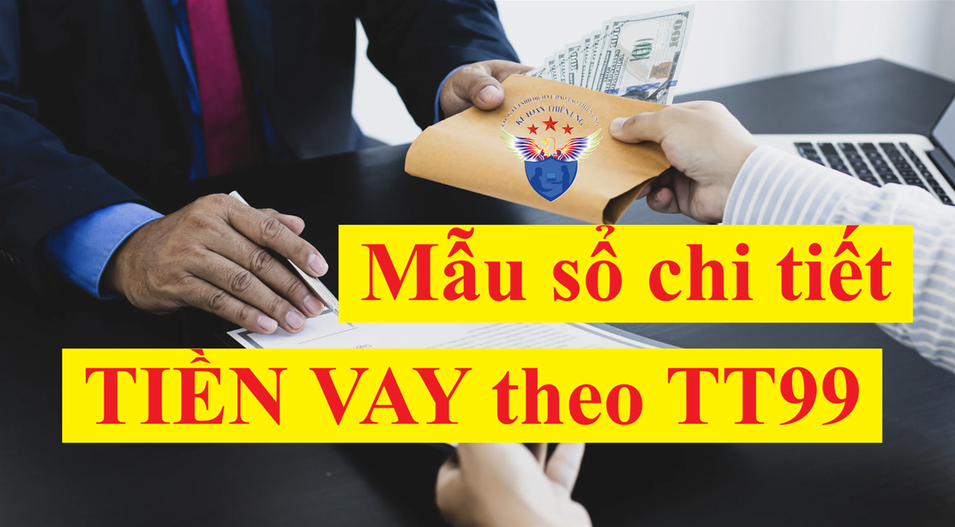 Mẫu số chi tiết tiền vay