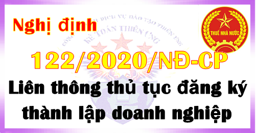 nghị định 122 phối hợp thủ tục thành lập doanh nghiệp nghị định 122 phối hợp thủ tục thành lập doanh nghiệp