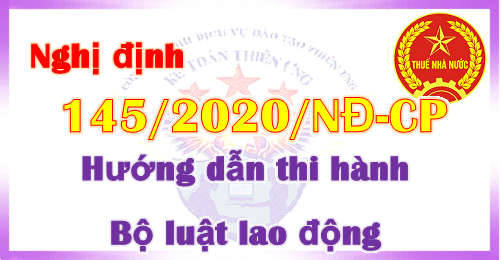 nghị định 145 hướng dẫn thi hành luật lao động