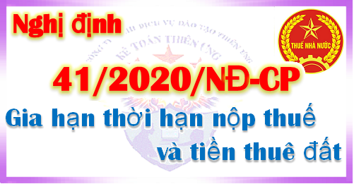 nghị định 41 gia hạn thời hạn nộp tiền thuế thuê đất nghị định 41 gia hạn thời hạn nộp tiền thuế thuê đất