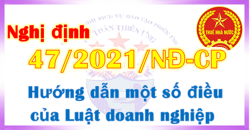 nghị định 47 hướng dẫn luật doanh nghiệp nghị định 47 hướng dẫn luật doanh nghiệp