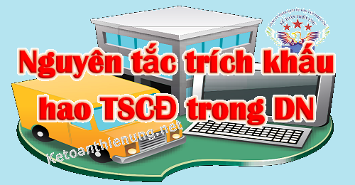 nguyên tắc trích khấu hao tài sản cố định