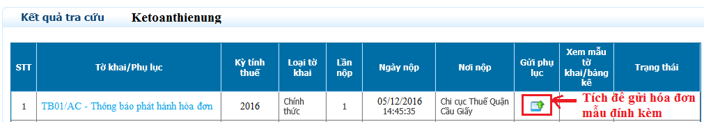 nộp thông báo phát hành hóa đơn online