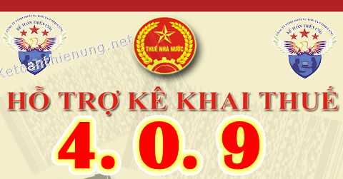 phần mềm hỗ trợ kê khai thuế 4.0.9