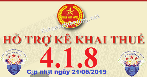 phần mềm hỗ trợ kê khai thuế HTKK 4.1.8