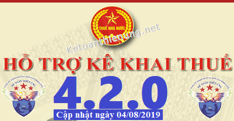 phần mềm hỗ trợ kê khai thuế HTKK 4.2.0