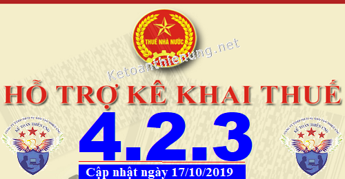 phần mềm hỗ trợ kê khai thuế HTKK 4.2.3