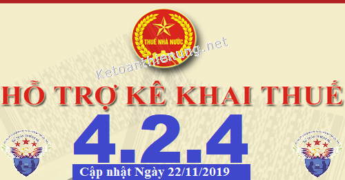 phần mềm hỗ trợ kê khai thuế HTKK 4.2.4