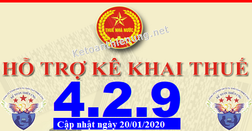 phần mềm hỗ trợ kê khai thuế HTKK 4.2.9