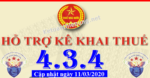 phần mềm hỗ trợ kê khai thuế HTKK 4.3.4