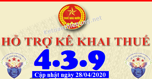 phần mềm hỗ trợ kê khai thuế HTKK 4.3.9