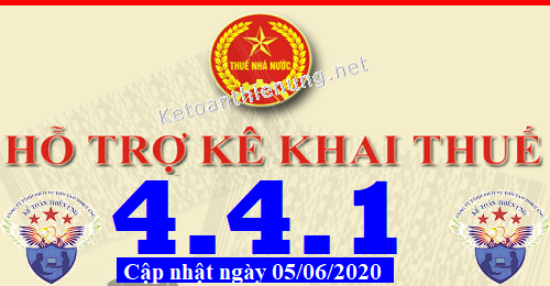 phần mềm hỗ trợ kê khai thuế HTKK 4.4.1