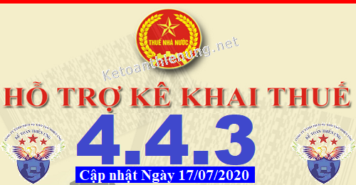 phần mềm hỗ trợ kê khai thuế HTKK 4.4.3