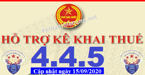 phần mềm hỗ trợ kê khai thuế HTKK 4.4.5