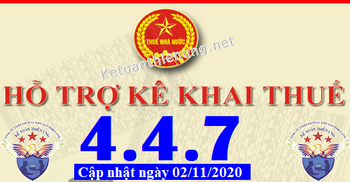 phần mềm hỗ trợ kê khai thuế HTKK 4.4.7