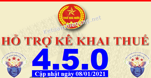phần mềm hỗ trợ kê khai thuế HTKK 4.5.0