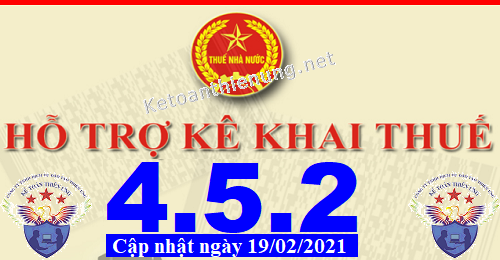 phần mềm hỗ trợ kê khai thuế HTKK 4.5.2